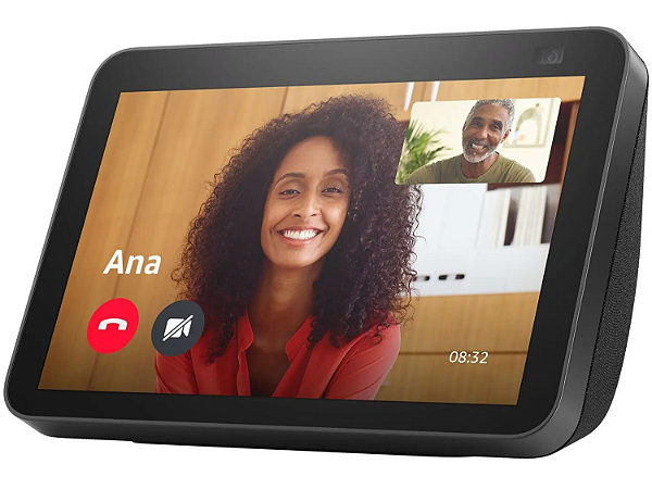Echo Show 8 Amazon Smart Display C/ Alexa 2° Geração Preta