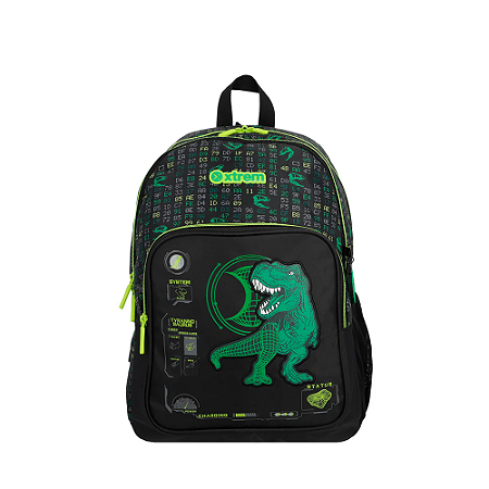 Mochila Samsonite Hopper 4XT Dinossauro Verde - 151062