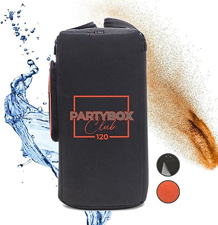 Capa Para Caixa de Som JBL Partybox 120 - Preta