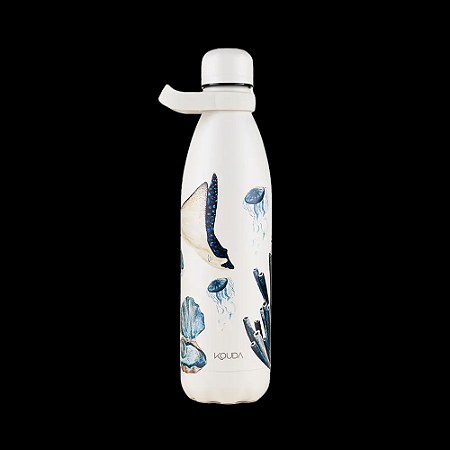 Garrafa Térmica Kouda 750ml Off White Fauna e Flora