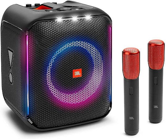 Caixa de Som JBL Partybox Encore C/ 2 Microfones