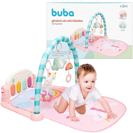 Ginásio de Atividades Buba Com Piano Magic - Unicórnio 18841