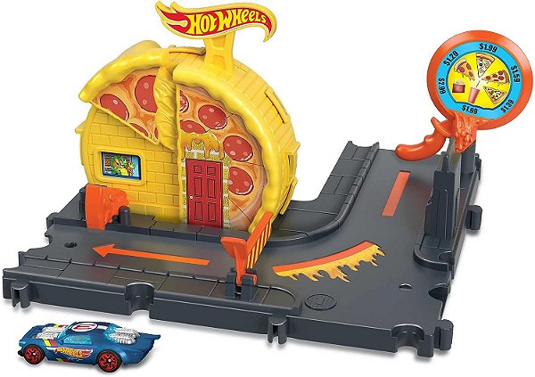 Pista Lugares Favoritos Hot Wheels City Amarelo - HMD53