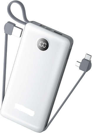 Power Bank Kapbom 20000mAh Branca - KA959