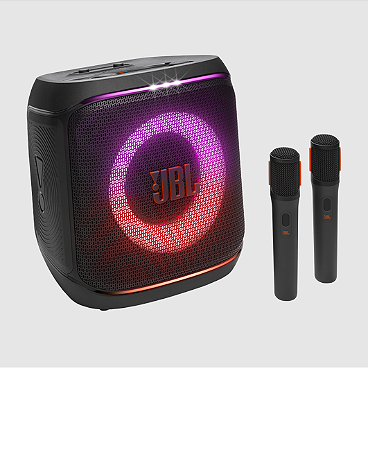 Caixa de Som JBL Partybox Encore 2 C/ 2 Microfones