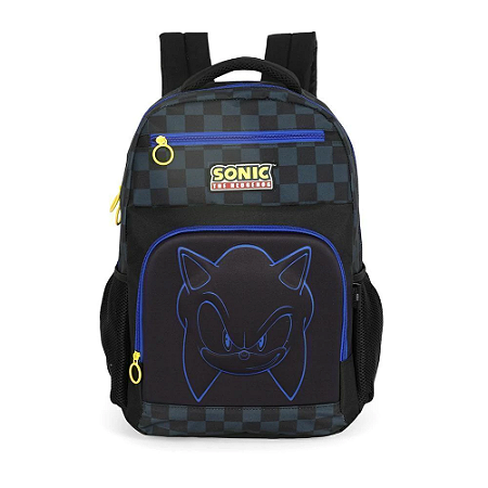 Mochila Infantil Luxcel Sonic Preto - MS49851SO