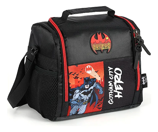 Lancheira Luxcel Batman Vermelha - LA42313