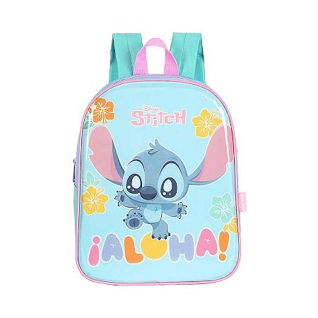 Mochila Infantil Luxcel Stitch Verde - IS42673