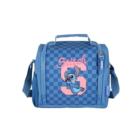 Lancheira Infantil Luxcel Stitch Azul - LA50053