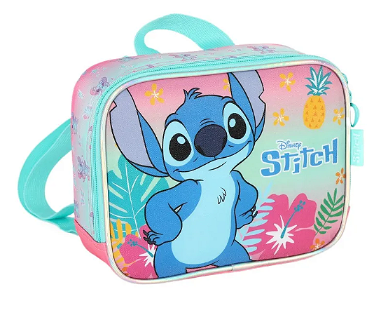 Lancheira Luxcel Stitch Rosa - LA42383