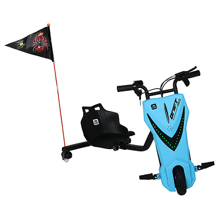Triciclo Elétrico Bel Drift 36V 360° Azul - 942802