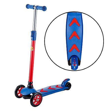 Patinete Slim Seta Radical DM Toys Azul - DMR0009