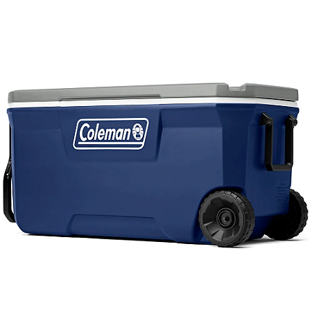 Caixa Térmica Coleman 100Qt 316 Series 94,6L Lakeside C/ Rodas - Azul