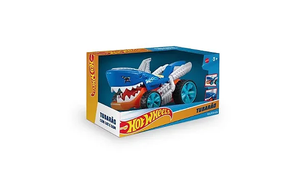 Carro Multikids Hot Wheels Tubarão Com Luz e Som - BR2483