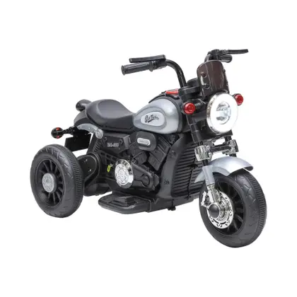Mini Moto Elétrica Zippy Toys Halei Prata 6v - CE24424