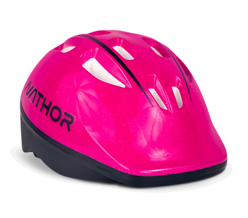 Capacete Infantil Nathor Rosa Escuro