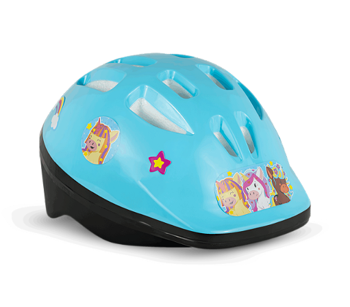 Capacete Infantil Nathor Azul Unicórnio