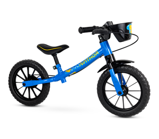 Bicicleta Nathor Balance Bike 5 Equilíbrio Azul S/ Pedal