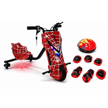 Triciclo Elétrico Zippy Spide Drift 36V C/ Acessórios - CE26390