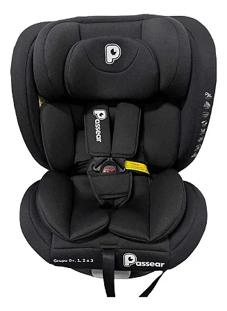 Cadeira Passear Nora 360° Isofix 0-36KG Preta