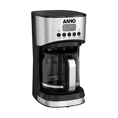 Cafeteira Filtro Digital Arno New Element 1,8L Tubo Misturador e Funções Programáveis - CFNE
