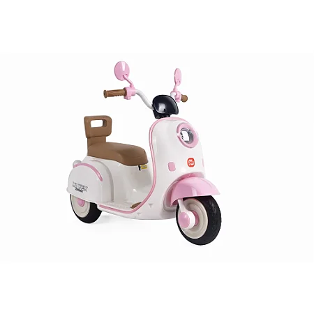 Moto Elétrica Zippy Toys Scooter 6V Rosa - CE26170