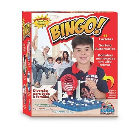Jogo De Bingo Completo Com 48 Cartelas Lugo