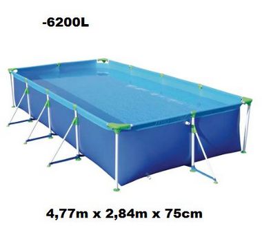 Piscina Mor Com Armação Em Aço PREMIUM REFORÇADA 6200 Litros