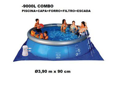 Piscina Mor Splash Fun Inflável 9000 Litros + COMBO