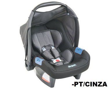 Bebê Conforto Burigotto Touring Evolution PT/CINZA