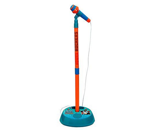 Microfone Fun Power Rockers Com Pedestal