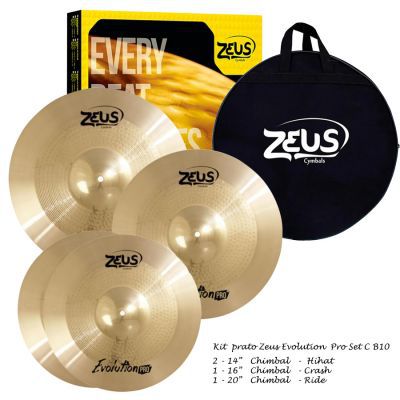 Kit de Pratos Zeus Evolution Set C 14/16/20 B10