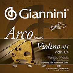 Encordoamento Giannini Arco GEAVVA para Violino