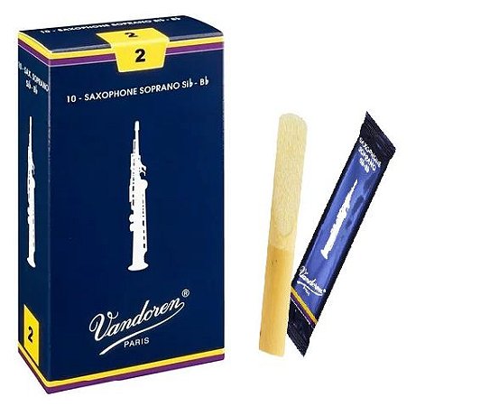 Palheta Vandoren Tradicional Sax Soprano 2.0 (UNIDADE)