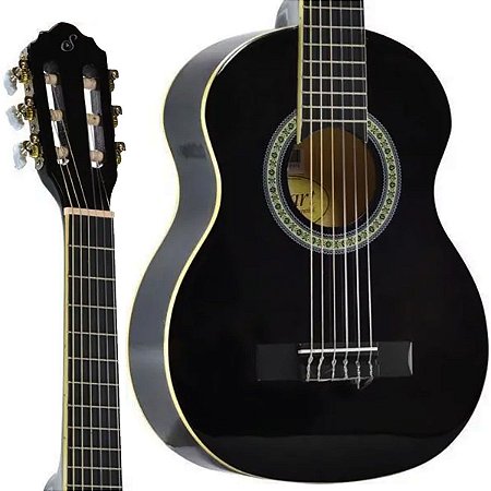 Violao Giannini Start N-R BK 1/4 Acustico Nylon Preto