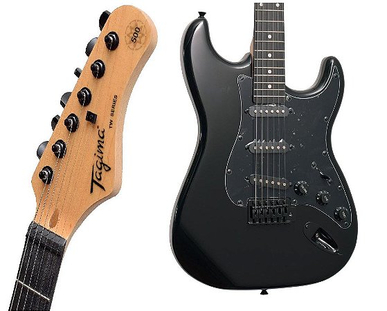 Guitarra Tagima Woodstock TG-500 BK Preta