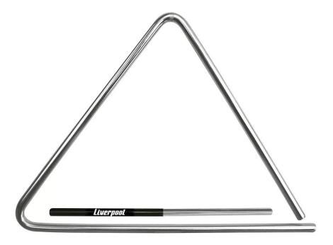 Triangulo Liverpool TR-30 Cromado 30 cm
