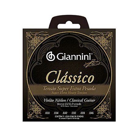 Encordoamento Giannini Classico Super Extra Pes GENWSXPA