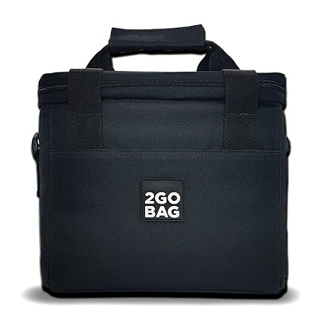 Bolsa Térmica 2go Bag Mid Black com Capacidade para 6,6 Litros