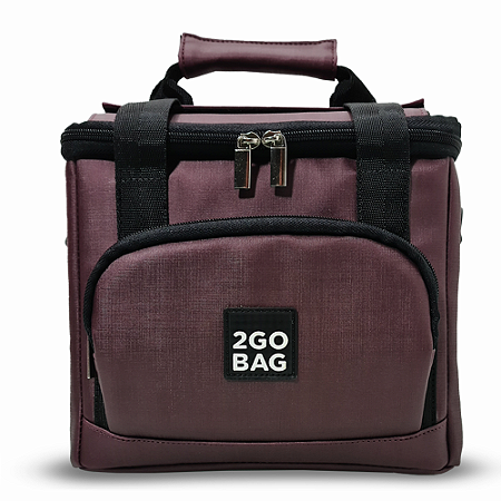 Bolsa Térmica 2go Bag Mid Casual Marsala com Capacidade para 6,6 Litros