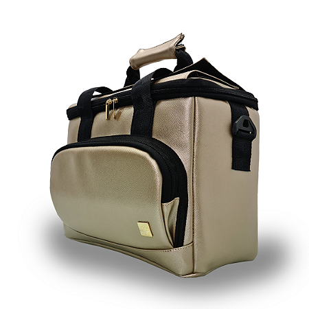 Bolsa Térmica 2go Bag Pro Fashion Gold com Capacidade para 13,5 Litros