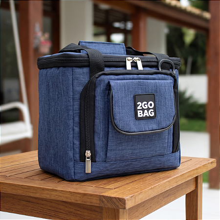 Bolsa Térmica 2go Bag Mid Sport Navy com Capacidade para 6,6 Litros