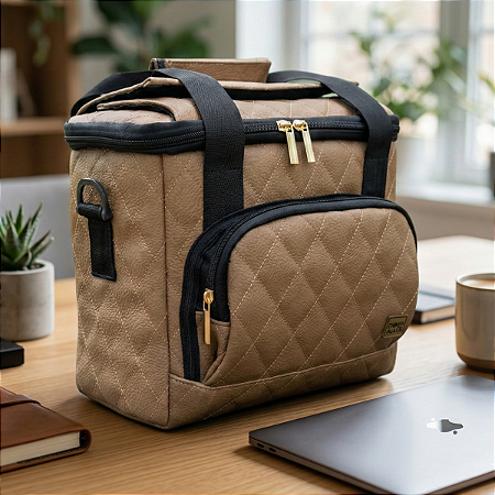 Bolsa Térmica 2go Bag Mid Mocha com Capacidade para 6,6 Litros