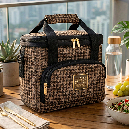 Bolsa Térmica 2go Bag Mid Café com Capacidade para 6,6 Litros