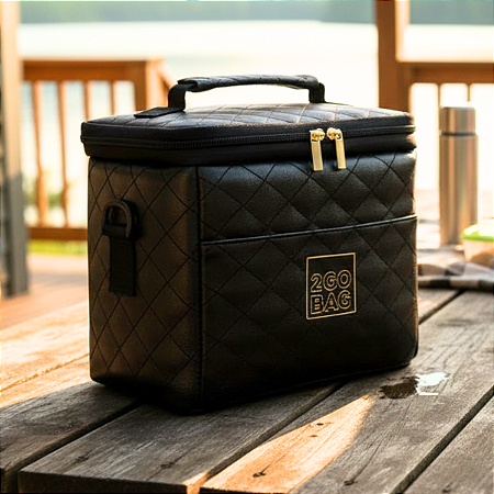 Bolsa Térmica 2go Bag Mini Fashion Black com Capacidade para 4,3 Litros