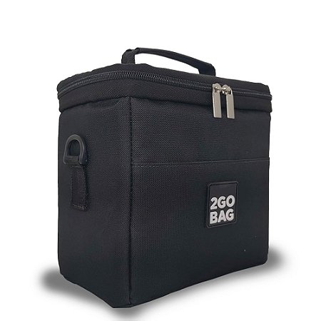Bolsa Térmica 2go Bag Mini Black com Capacidade para 4,3 Litros