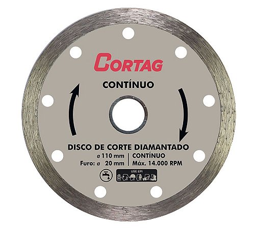 DISCO DE CORTE DIAMANTADO CONTINUO