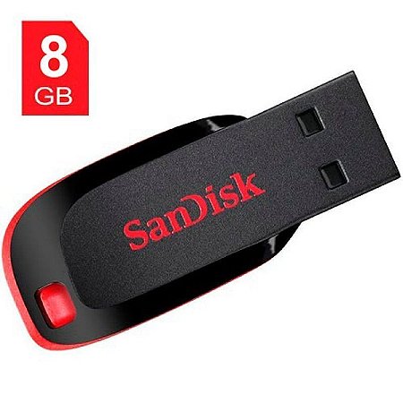 Pen Drive 8GB Sandisk Cruzer Blade Original