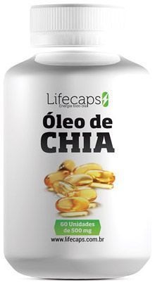 ÓLEO DE CHIA  (Redução do colesterol) 500Mg - 60 Capsulas