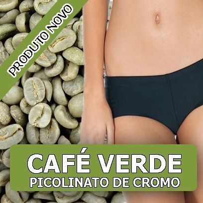 CAFE VERDE COM PICOLINATO DE CROMO(Thermogenico Natural) 150Mg -60 CAPSULAS